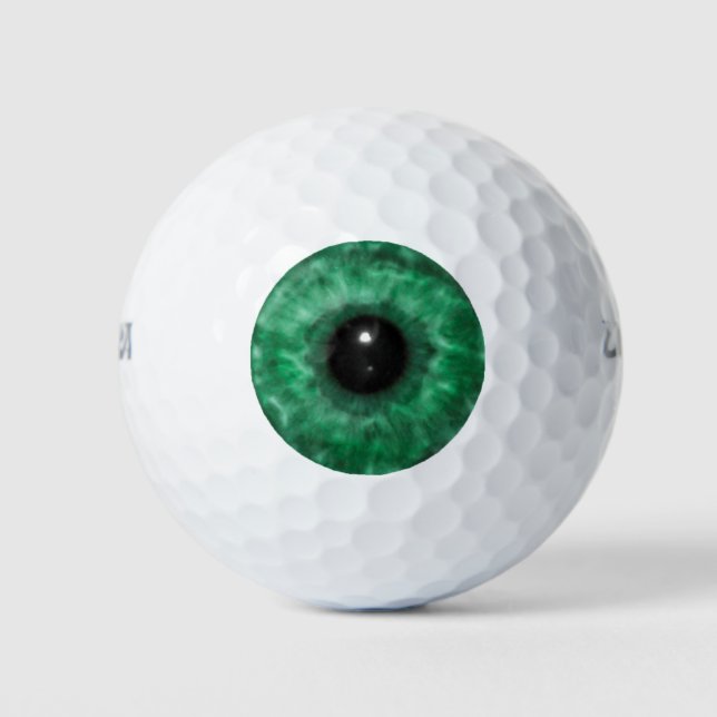 Green Eyeball Golf Balls (Front)
