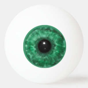 Green Eyeball Ping Pong Ball