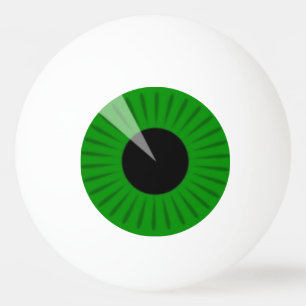 Green Eyeball  Ping Pong Ball