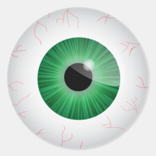 Green Eyeball Sticker