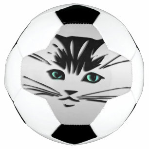 Green Eyed Cat Football