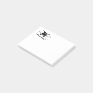 Green Eyed Cat Post-it Notes