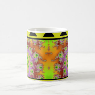 Green Eyed Fractal Mug