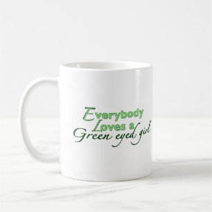Green Eyed Girl Coffee Mug