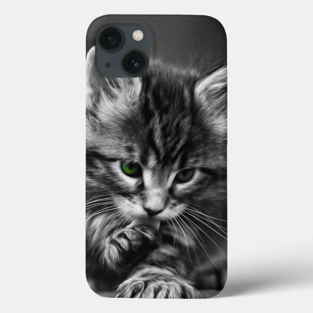 Green Eyed Kitten Case-Mate iPhone Case (Back)