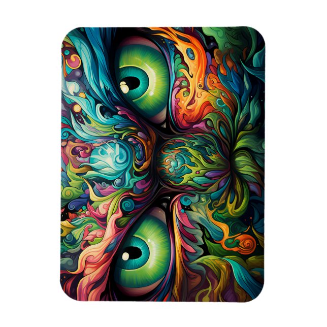 Green-eyed monster magnet (Vertical)