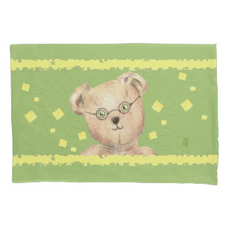 Green-eyed Teddy Bears Standard Pillow Case