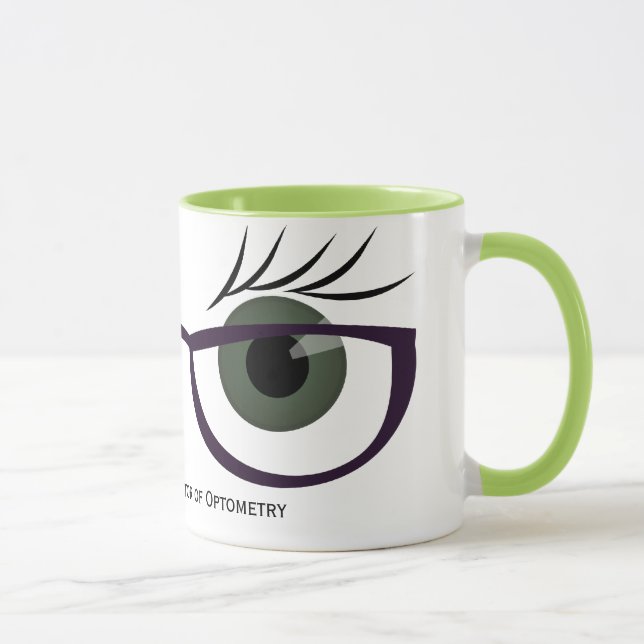 Green Eyes and Glasses Mug (Right)