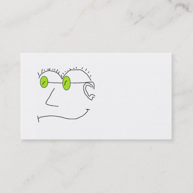 Green Eyes Business Card (Front)