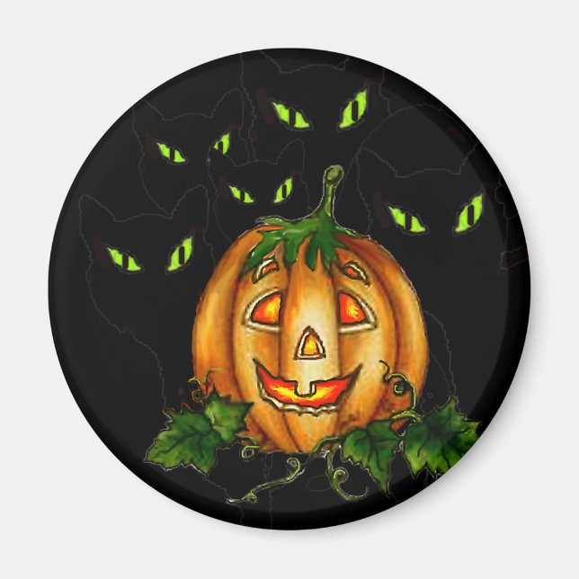 GREEN EYES by SHARON SHARPE Magnet (Front)