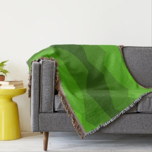 Green Fade Throw Blanket