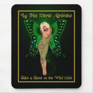 Green Fairy Absinthe Mouse Mat