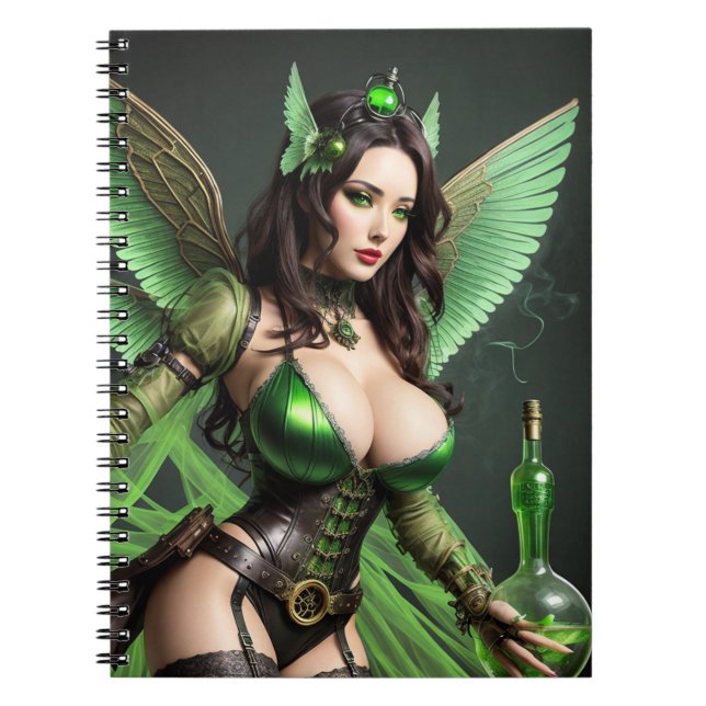 Green Fairy: Absinthe Notebook (Front)