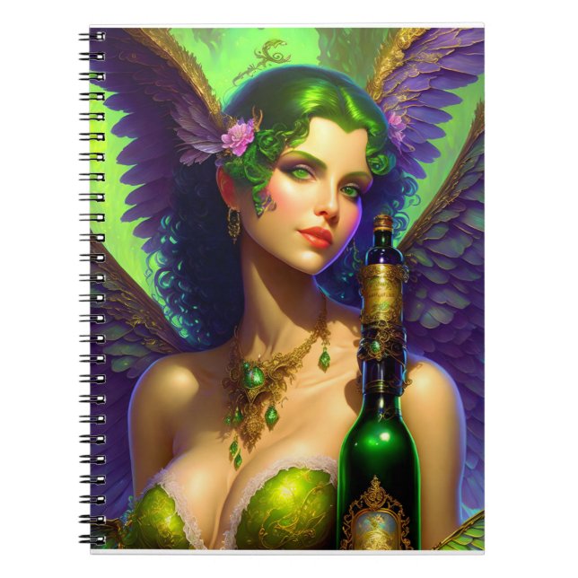 Green Fairy: Absinthe Notebook (Front)