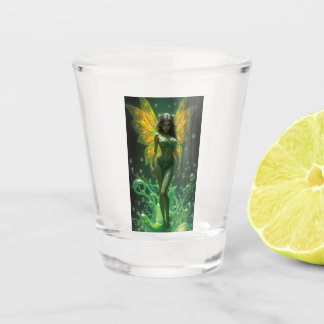 Green Fairy Absinthe   Shot Glass