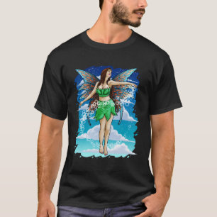 Green Fairy Gift Fairies Fay Wings Pixie Magical G T-Shirt