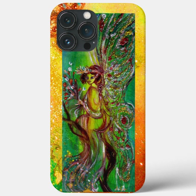 GREEN FAIRY IN THE MOONLIGHT Fantasy Case-Mate iPhone Case (Back)
