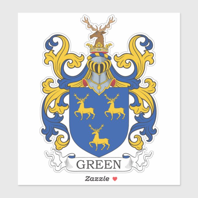 Green Family Crest (Sheet)