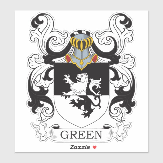 Green Family Crest (Sheet)