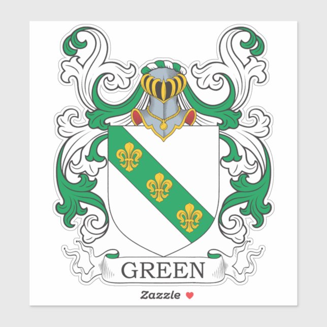 Green Family Crest (Sheet)
