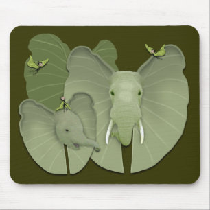 Green Fantasy Mouse Mat