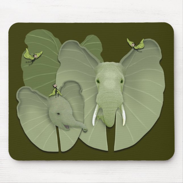 Green Fantasy Mouse Mat (Front)