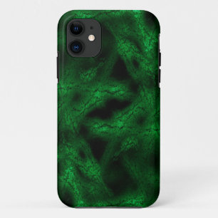 Green fantasy pattern iPhone 11 case