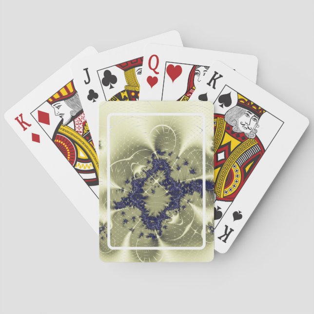 Green Fantasy Playing Cards (Back)