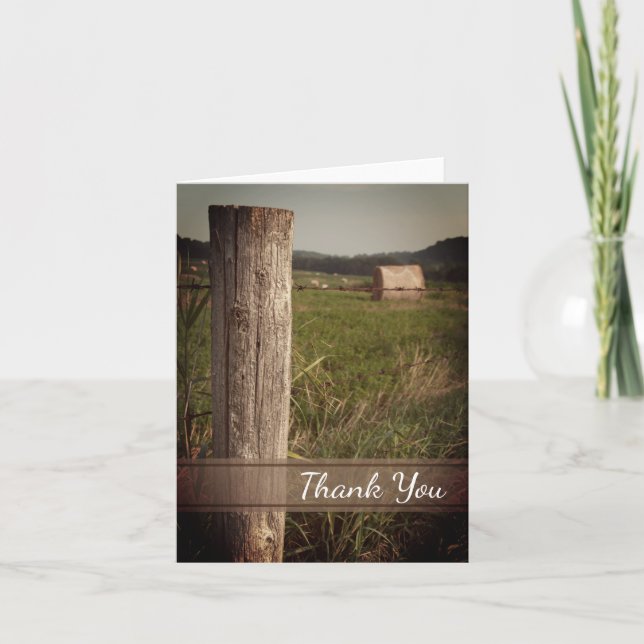 Green Farm Pastures Country Thank You (Front)