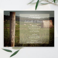 Green Farm Pastures Rural Country Wedding