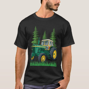 Green Farming Tractor  T-Shirt