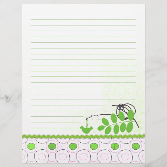 Green Feel Better Binder Lined Flyers (Front)
