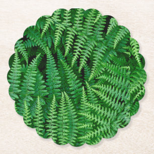 Green Fern Coasters