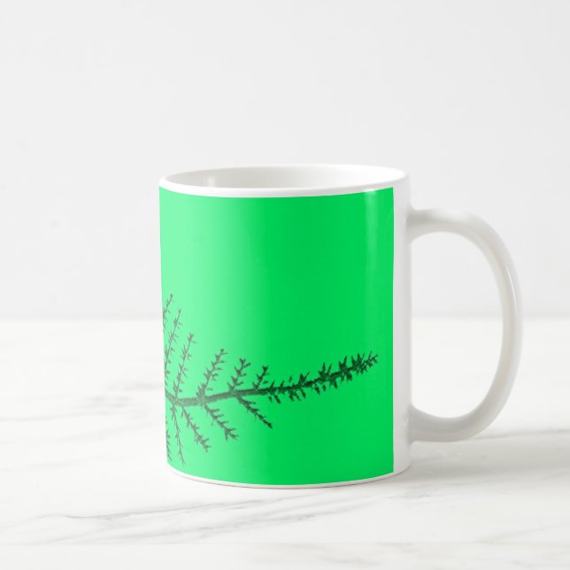 Green Fern Coffee Mug (Right)