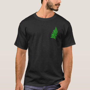 Green Fern Leaves I Love Nature Garden Gardening T-Shirt