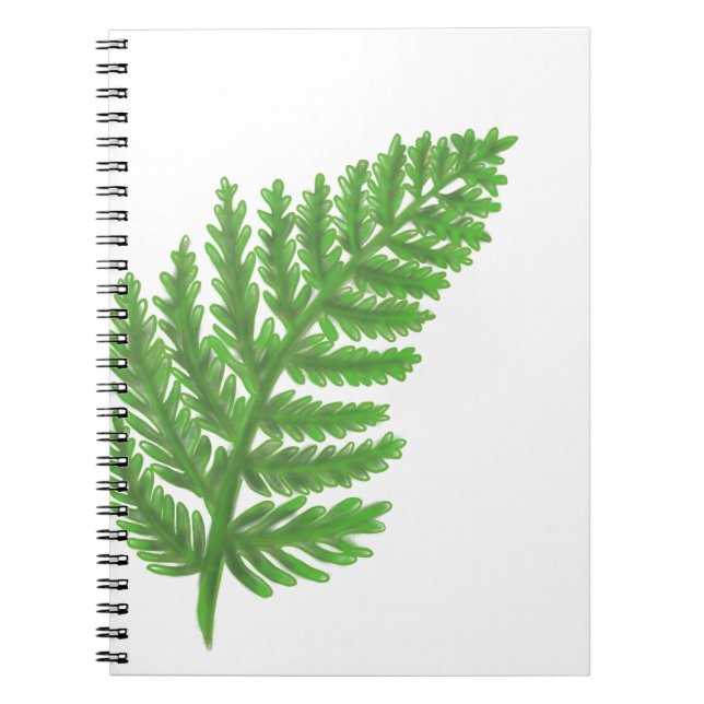 Green Fern Notebook (Front)