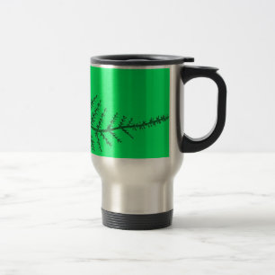 Green Fern Travel Mug