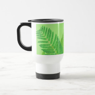 Green Fern Travel Mug