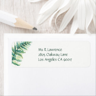 Green Fern Watercolor