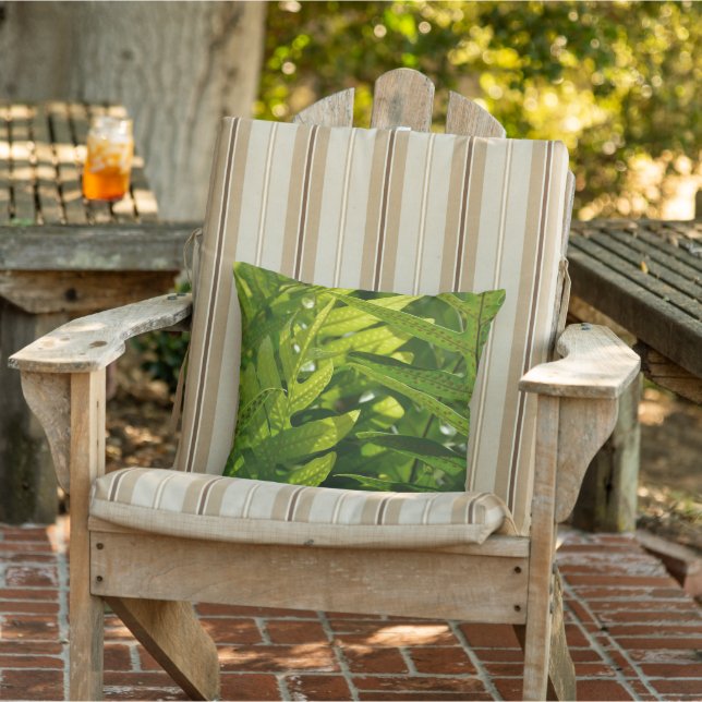 Green Ferns Cushion (Chair)