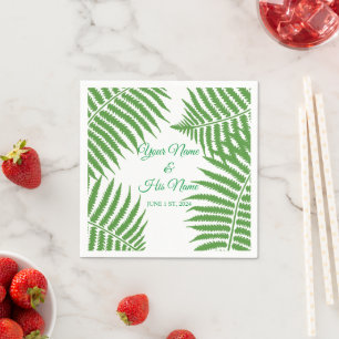 Green Ferns Thunder_Cove  Napkin
