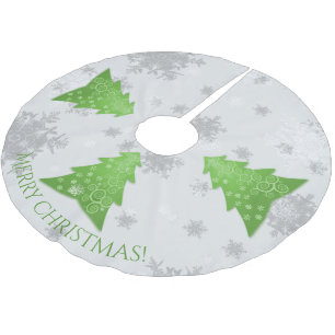 Green Festive Christmas Tree Skirt