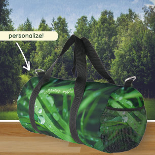 Green fields duffle bag