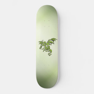 Green Fighting Dragon Skateboard
