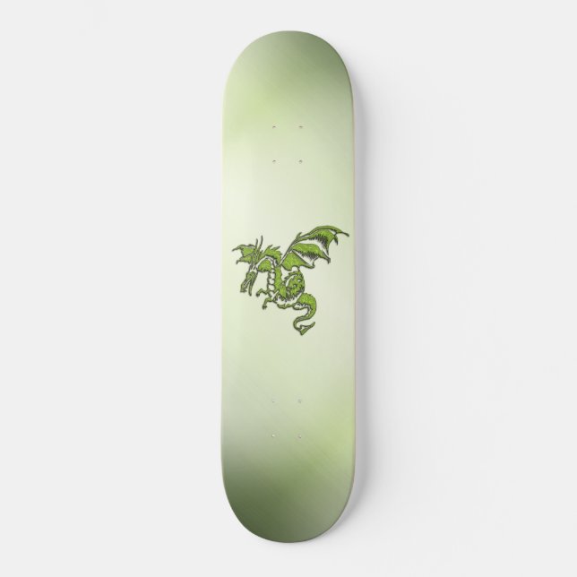Green Fighting Dragon Skateboard (Front)