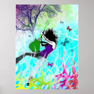 Green Fire Poster