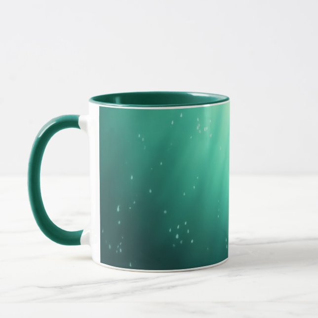 green fish mugcup mug (Left)