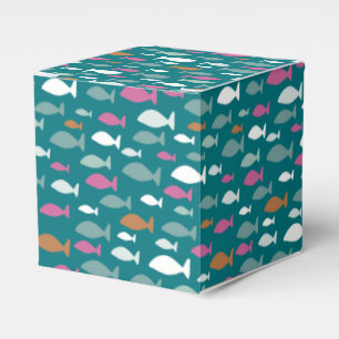 Green Fish Shoal Favour Box