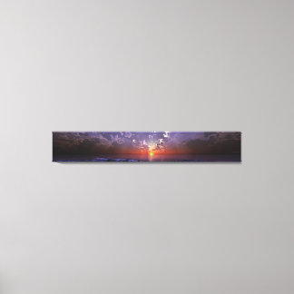 Green Flash Panorama Canvas Print