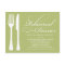 GREEN FLATWARE | REHEARSAL DINNER INVITE